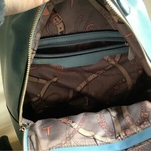 Light Blue Studded Backpack